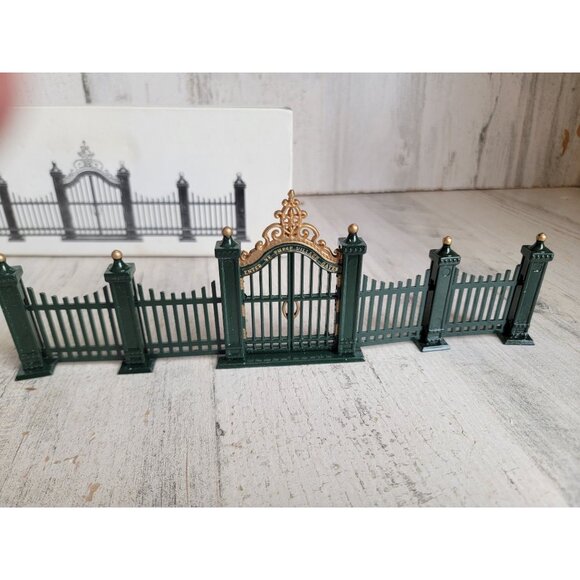 Dept 56 55140 Village Wrought Iron Gate And Fence Heritage collection xmas - Picture 4 of 7